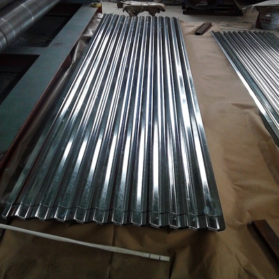 AZ150 ha galvanizzato coprire lo strato 0.15mm ha galvanizzato il tetto ondulato del metallo