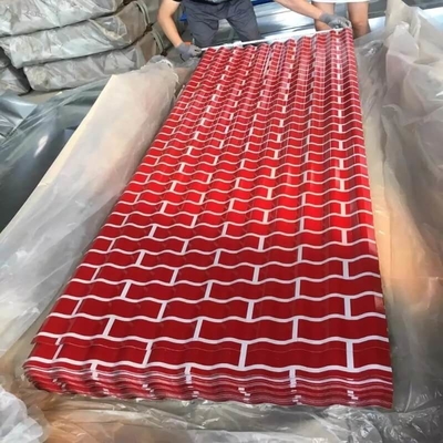 DX51D rossi colorano Tin Sheet rivestito il colore di JIS che ha ricoperto il galvalume per costruzione