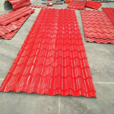 lo strato del tetto preverniciato lustrino regolare di 0.125-2.5mm ha galvanizzato il colore 30g/m2