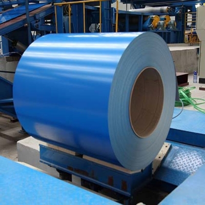 bobina d'acciaio galvanizzata blu della immersione calda di Mattcolor della bobina di 0.11-2.5mm PPGI