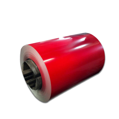 AiSi Ppgi rosso ha galvanizzato la bobina d'acciaio Ppgl di colore d'acciaio della bobina HRB65 RAL antipolvere