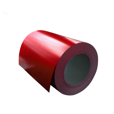 Bobina d'acciaio rivestita galvanizzata pre dipinta rossa di colore d'acciaio della bobina 30-275g/M2 di AISI
