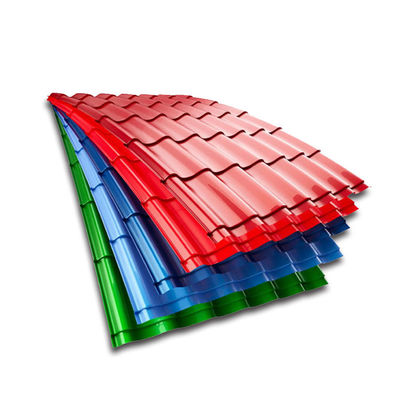 lo strato rivestito 0.2mm di gi di colore di 508mm 610mm ha ondulato il profilo d'acciaio