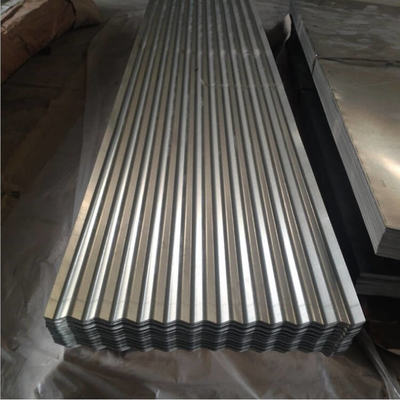 Lo spessore 0.48mm ha galvanizzato lo strato ondulato DX51D ha ondulato il piatto d'acciaio per il tetto