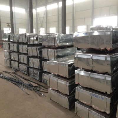 gli strati ondulati PPGI ISO9001 di 0.11-2.5mm Galv hanno galvanizzato i pannelli del tetto