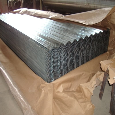 0.125-2.5mm hanno galvanizzato lo strato Z275-Z600 del tetto hanno ondulato i pannelli galvanizzati del tetto