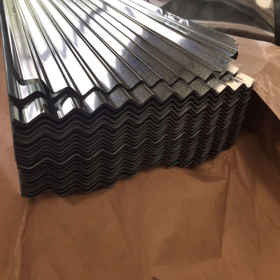 Q195 ha galvanizzato la lamiera sottile che copre 1250mm ha galvanizzato i pannelli ondulati