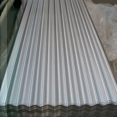 Z125 ha galvanizzato gli strati che coprenti ondulati l'iso SGCC ha ondulato le lamine di metallo 4x8