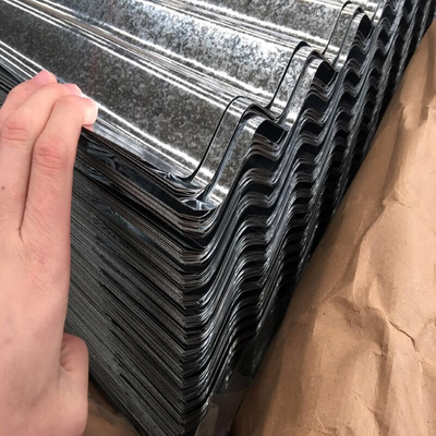 gli strati ondulati PPGI ISO9001 di 0.11-2.5mm Galv hanno galvanizzato i pannelli del tetto