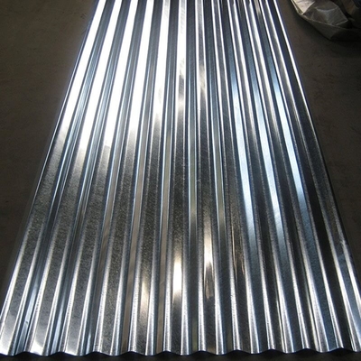 DX51D ha ondulato del tetto lamina di metallo gli strati d'acciaio del tetto galvanizzati 508mm
