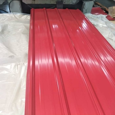 il colore 30-275g/M2 ha ricoperto coprire il tetto ondulato bianco del metallo dello strato 600-1100mm