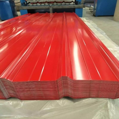 strato ondulato rivestito coprente rivestito di colore di gi dello strato SGCC di colore di 750mm