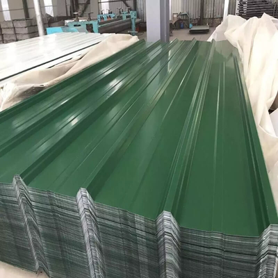il colore 30-275g/M2 ha ricoperto coprire il tetto ondulato bianco del metallo dello strato 600-1100mm