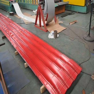 Piatto di tetto blu coprente rivestito di colore dello strato AZ160 dello zinco di iso 18001