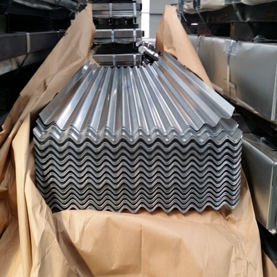 Z30 - 275g/M2 ha galvanizzato lo strato ondulato 0.8mm che 4x8 ha ondulato la lamiera sottile galvanizzata