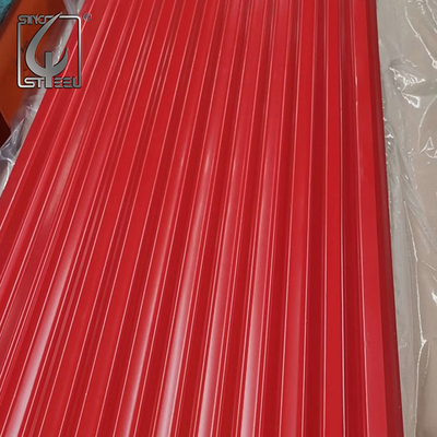 DX51D ha preverniciato coprire la lamiera ondulata zinca lo strato 30g del tetto a 275g/M2