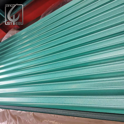 30um ha preverniciato lo strato ondulato galvanizzato Z30 ha ondulato il tetto del ferro