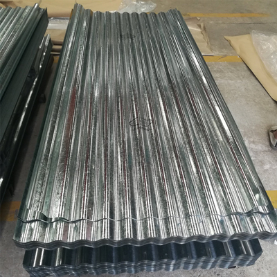 ISO9001 ha ondulato gli strati del tetto del metallo ha galvanizzato 508mm l'acciaio ondulato di 12 calibri