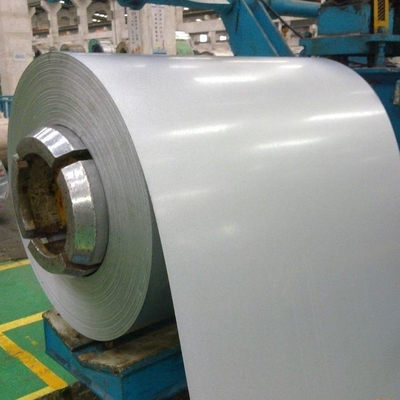 Il rivestimento PPGI principale PPGL Brasile Ral9003 del PE di ASTM A792 Dx51d ha preverniciato la bobina d'acciaio del galvalume con il film