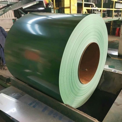 La bobina d'acciaio preverniciata 610mm gialla SGCC ha preverniciato la bobina d'acciaio galvanizzata Ppgi