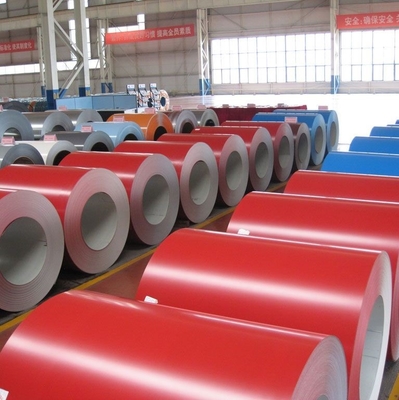 La bobina rossa RAL9003 dello SGS PPGL ha preverniciato le bobine d'acciaio galvanizzate